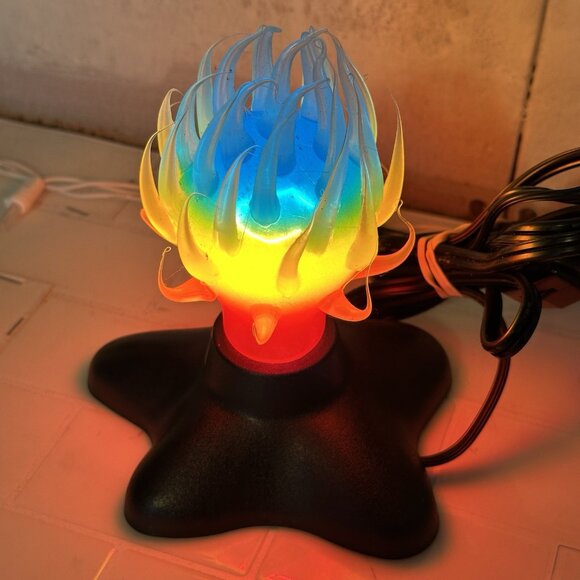 Vintage Y2K Retro Rainbow Spiky Light Bulb Silicone Spikes w/Lamp Base 2003 - Picture 8 of 8